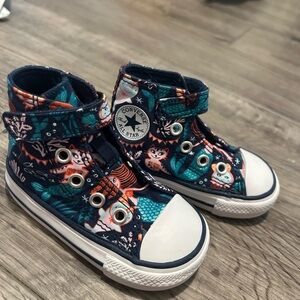Converse Kids High-Top Sneakers - Blue and White